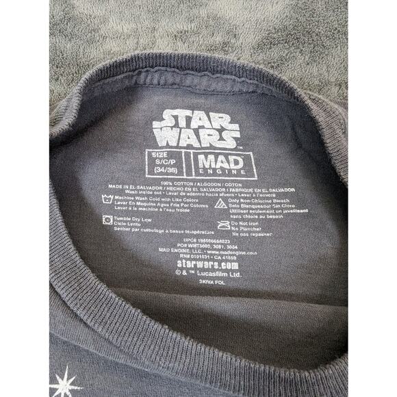 Star Wars Yoda Shirt Child Small Gray This Is The Way Vintage Look Short Sleeve - Picture 2 of 6